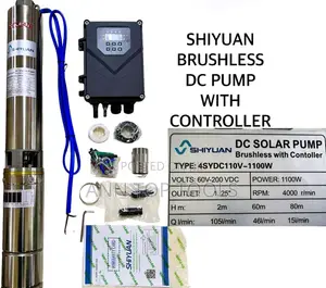 Brushless Dc Submersible Waterpump 80mtr 1100w