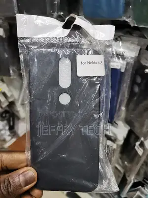 Soft Silicon Back Case Cover for Nokia 4.2 - Black