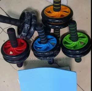 AB Wheel Double Wheel Fitness Roller Abdominal Core