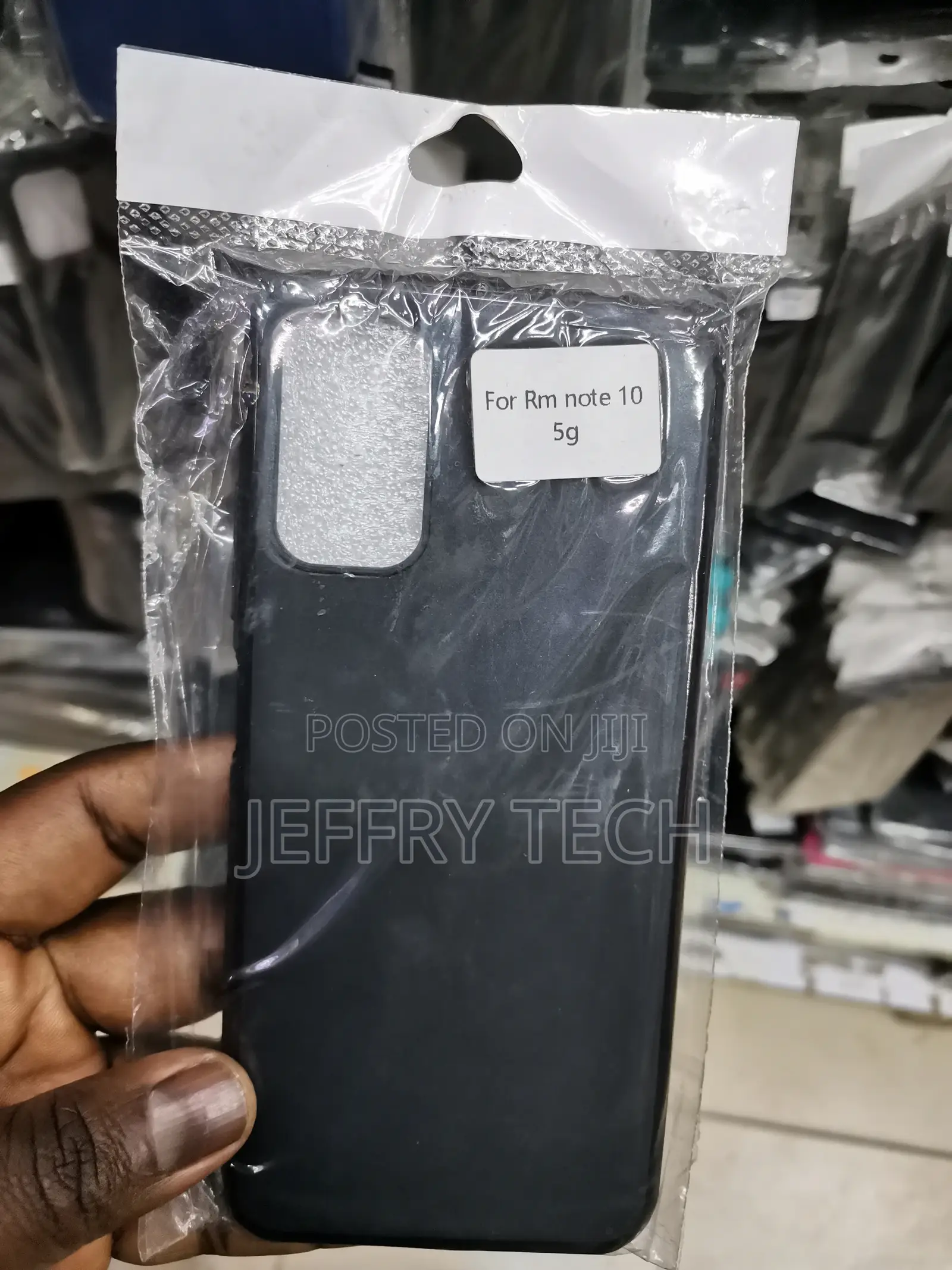 Xiaomi Redmi Note 10 5G Silicone Protective Phone Case-Black