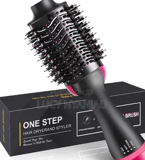 Hot Air Brush Comb Hair Dryer,Curler Straightener