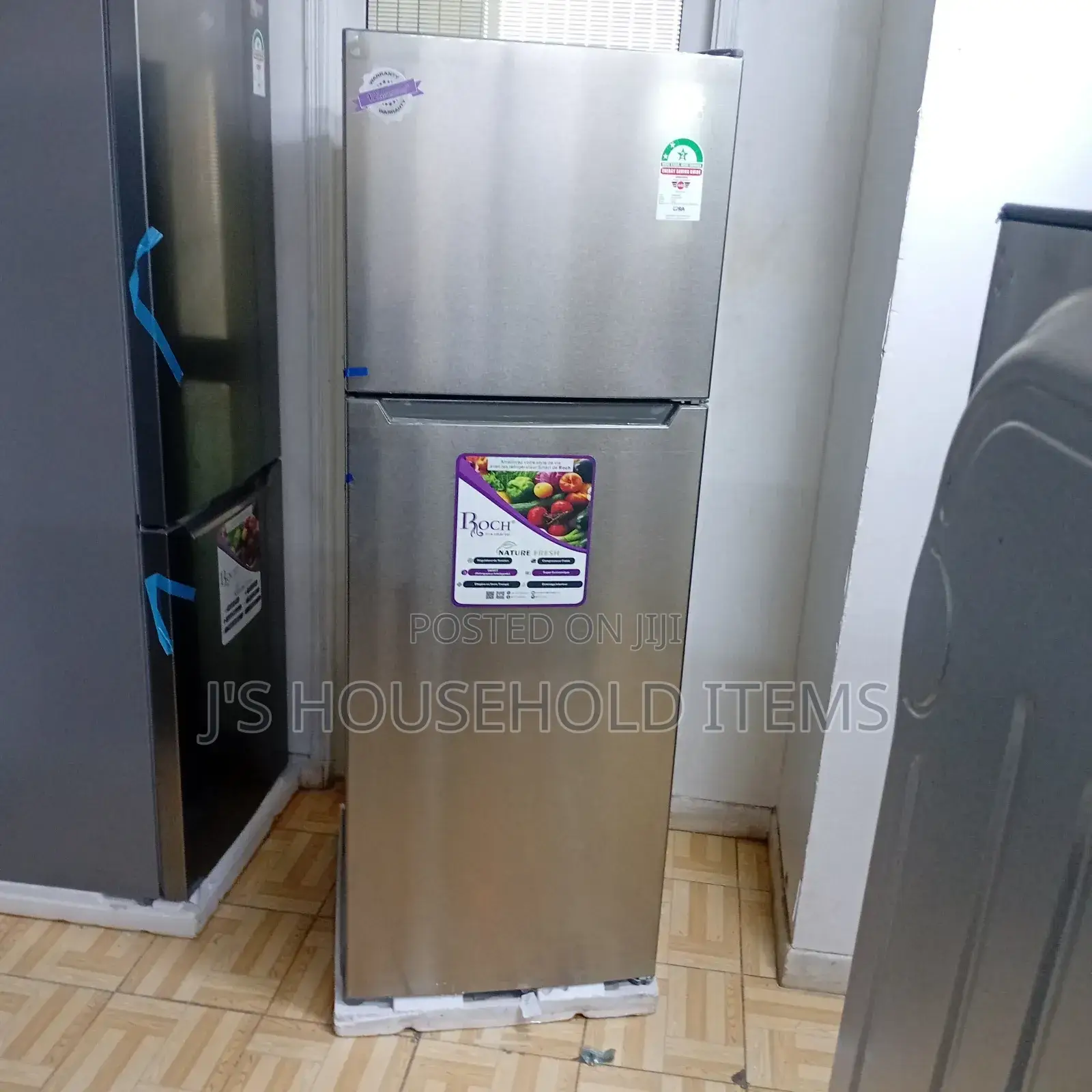 ROCH 348L Double Door Fridge