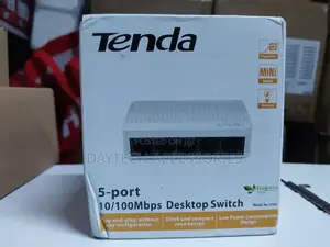 Tenda 5 Port Desktop Switch, 30w