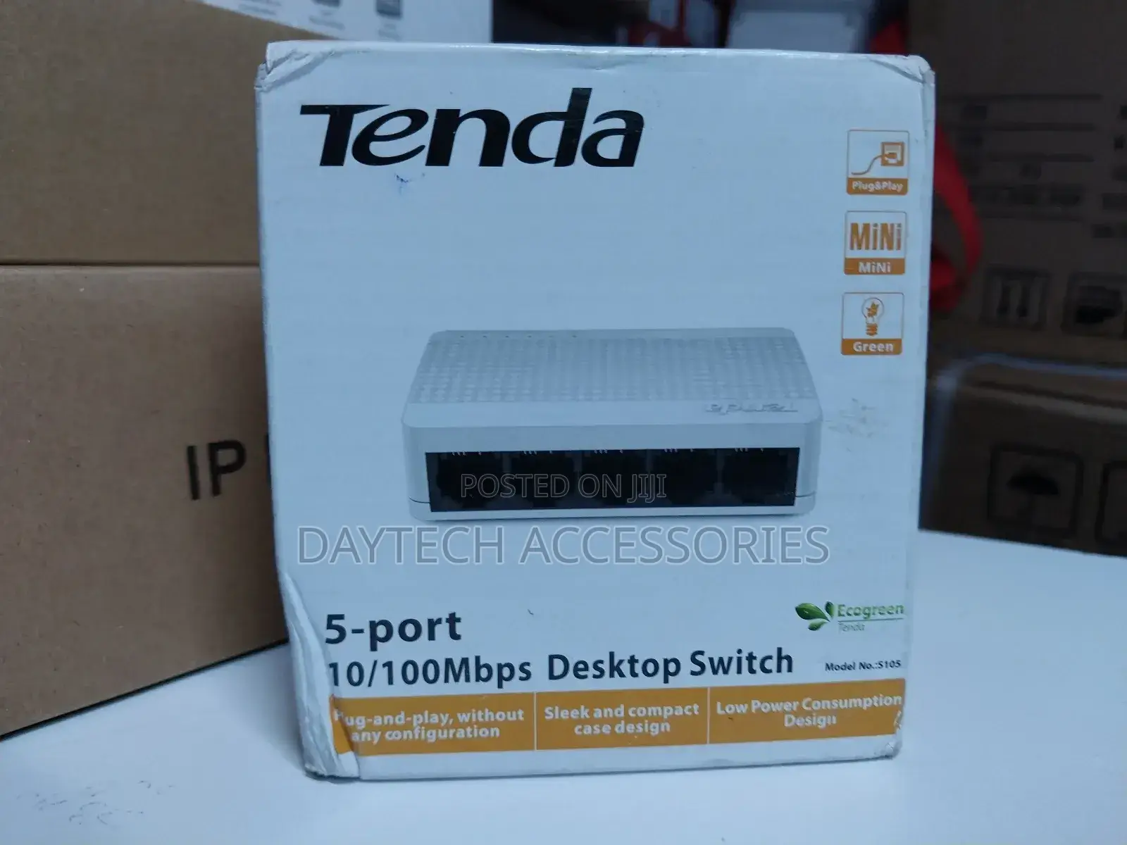 Tenda 5 Port Desktop Switch, 30w