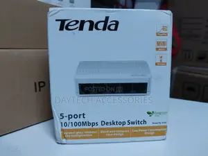 Tenda 5 Port Desktop Switch, 30w