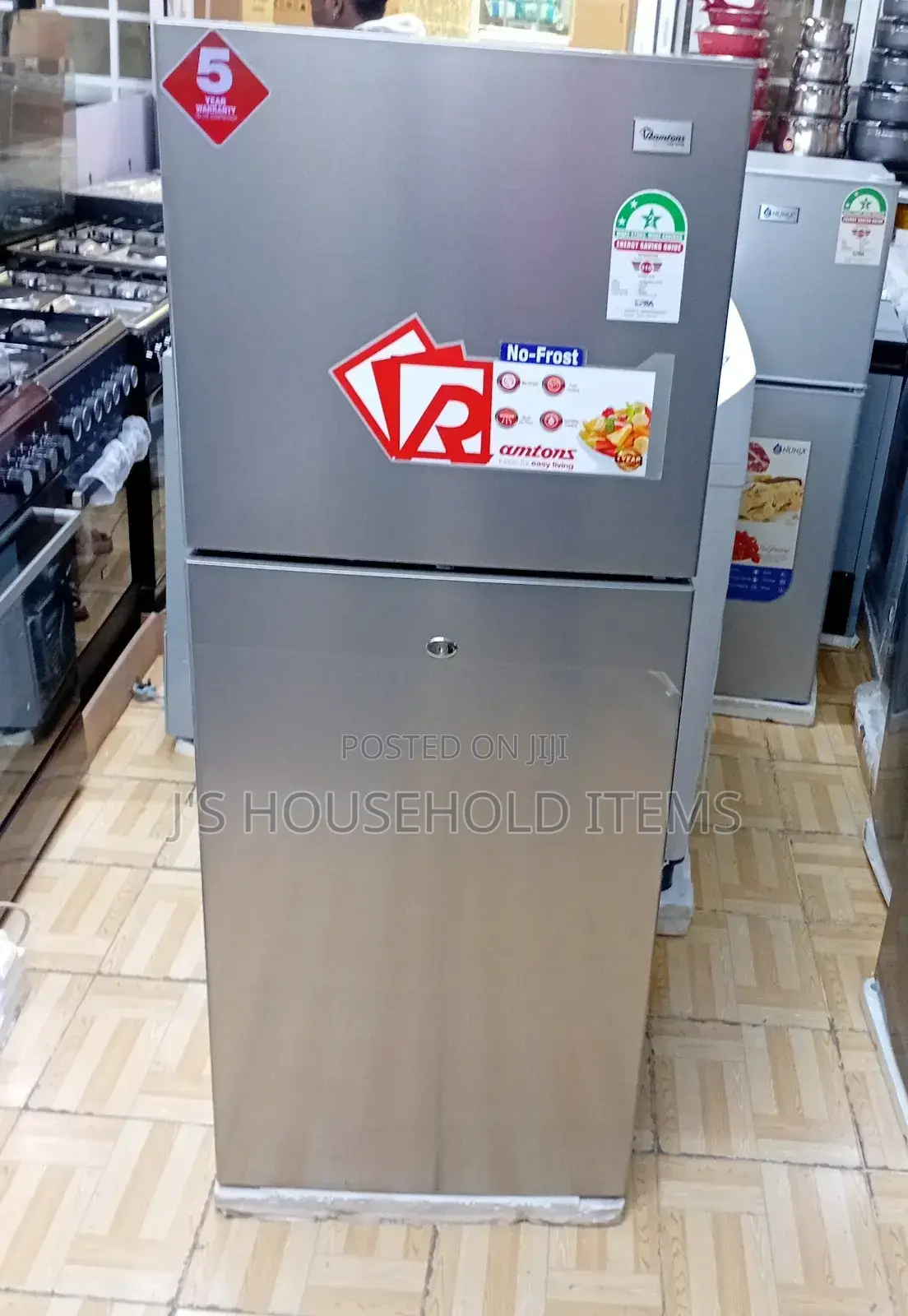Ramtons 188L Double Door Fridge
