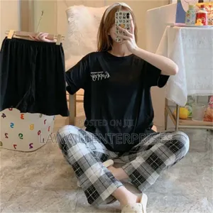 3 PCS Black and White Pyjamas