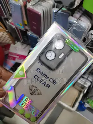 Transparent Realme C55 Cover With Camera Protection
