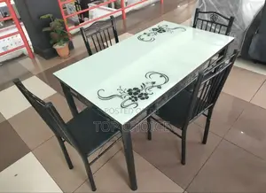Glass Dinning Table (4-Seater)