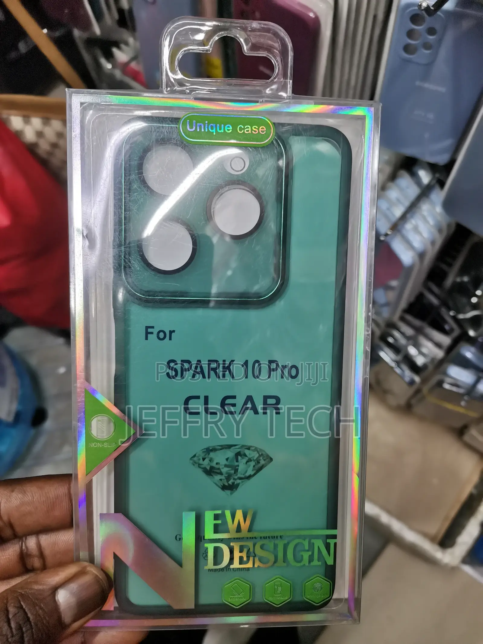 Tecno Spark 10 Pro Transparent Shockproof Phone Case