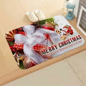 White Christmas Themed Door Mat