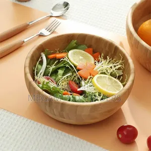 Bamboo Salad/Mixing Bowl/Serving Bowl 4litre Wooden