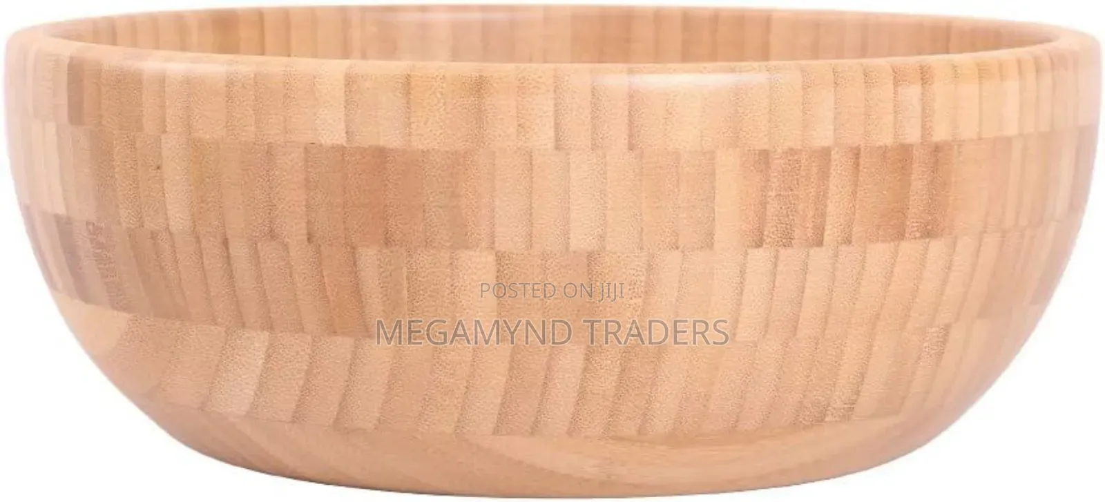 Bamboo Salad/Mixing Bowl/Serving Bowl 4litre Wooden