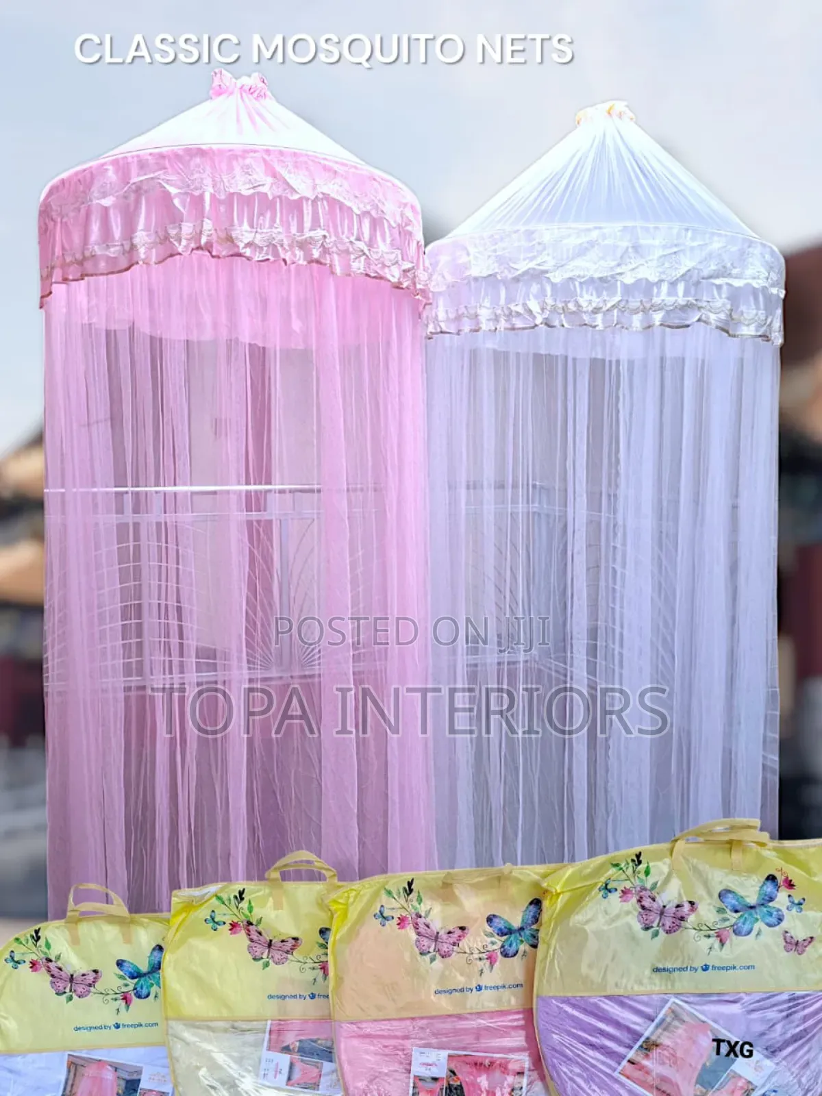 Ceiling Hook Elegant Round Mosquito Nets Queen Size Bed Nets