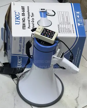 Advanced Er66bt Powered Megaphone 50watts W/ USB Siren