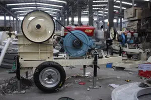 Small Diesel Jaw Crusher With Wheels