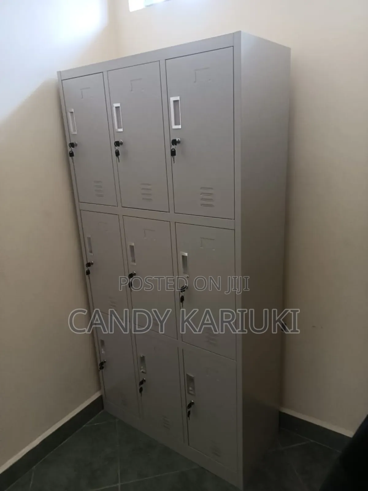Laundry Room Storage Lockers With 9 Compartments