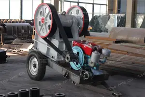 Portable Drag PE150*250 Mobile Diesel Rock Crusher