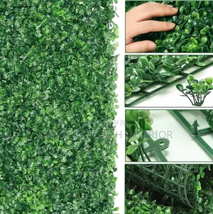 Vibrant Green Decorative Hedge Panels