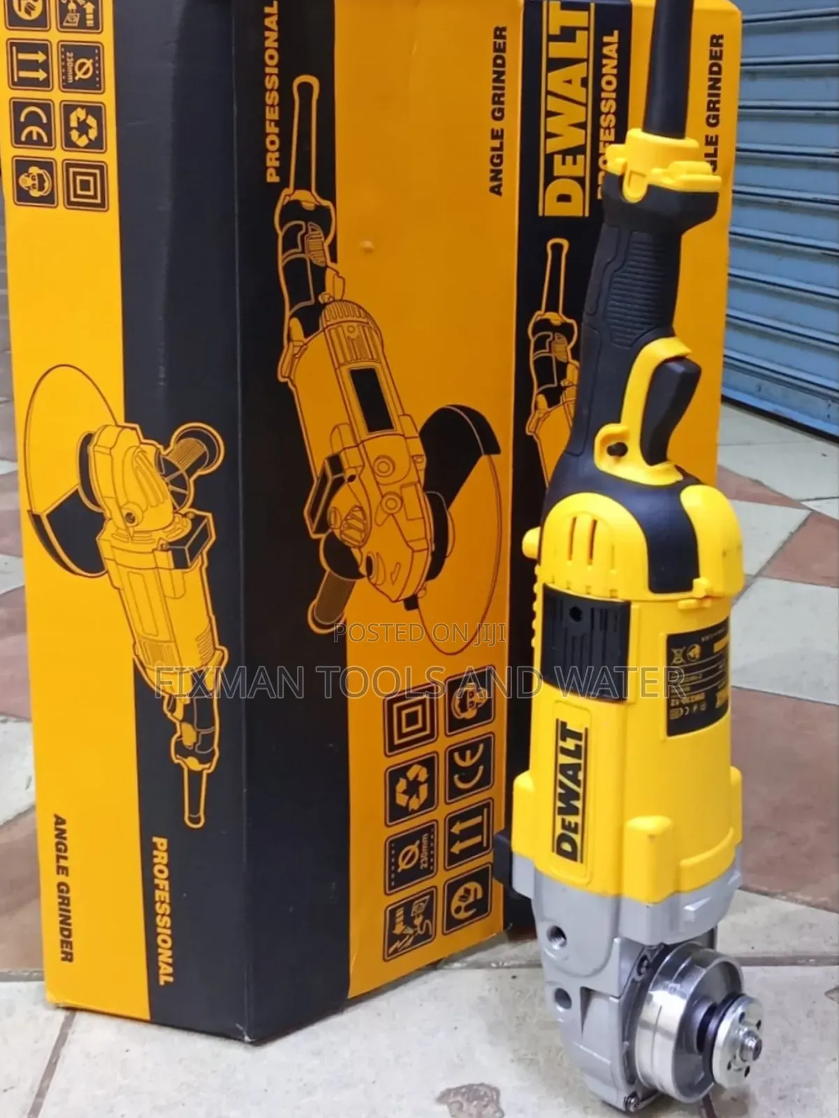 New Commercial Dewalt Angle Grinder + Tools 2600W 9 Inches