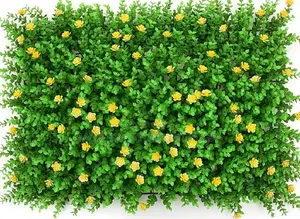 Flower Hedge Panels for Privacy and Decor