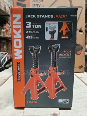 Wokin 3ton Jack Stand, Max Height 425mm