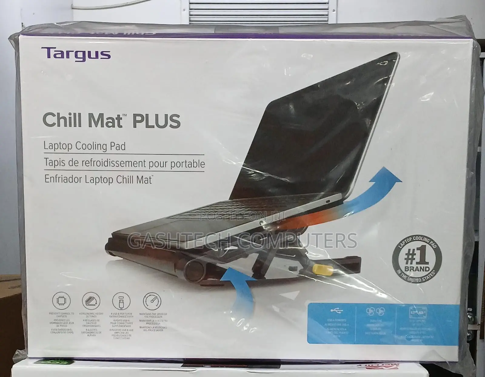 Targus Chill Mat Plus Laptop Cooling Fan