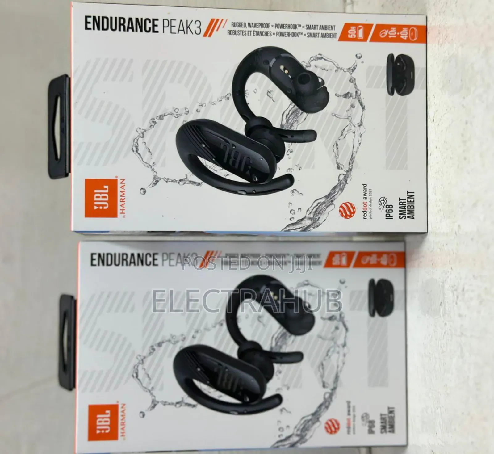 JBL Endurance Peak 3 Earbuds Brand New Sealed