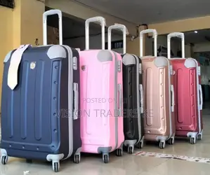 3 in 1 Fibre Suitcase Briefcase Travel Bag Size 27