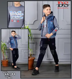 Kids 3 Heavy Three Piece Tracksuit 3-8yrs