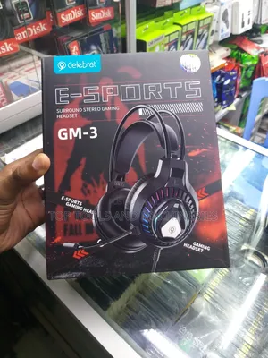 Celebrat E-Sports Noise Cancellation Gaming Headset + Mic