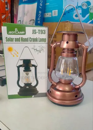 Solar Rechargeable Hand Crank Camping Home Led Lantern