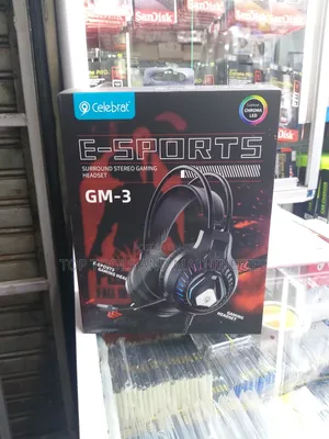 Celebrat GM-3 Wired Gaming Headset
Noise Cancellation + Mic