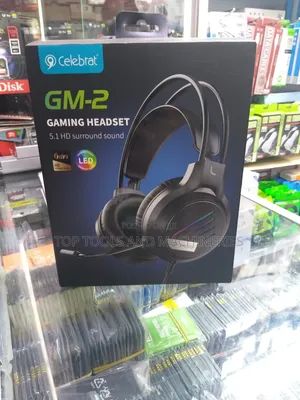 Celebrat Gm-2 Wired Gaming Headset With Illumination + Mic