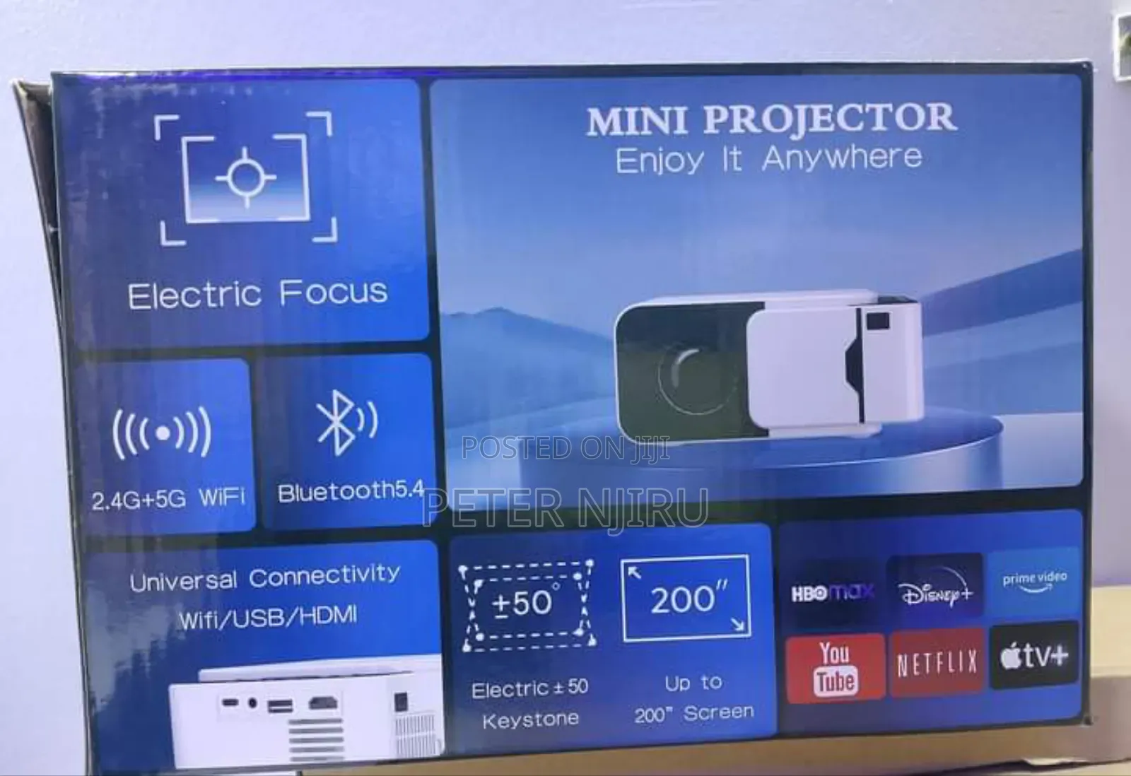 T6 Smart Android Mini Projector
