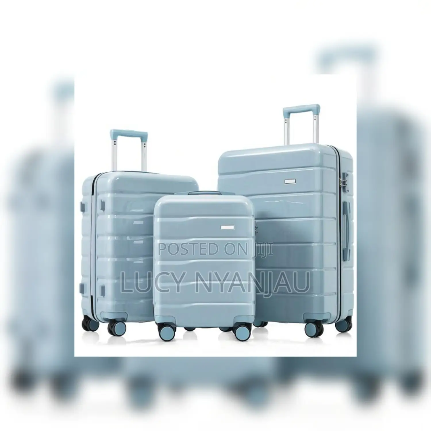 Suitcase Rubber Suitcase Travel Bag Size1 3in1