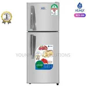 Nunix 210 Litres Double Door Refrigerator With Handles