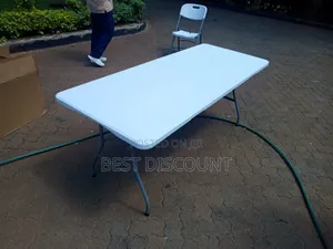 White Foldable Table 180cm (Lecture Table)