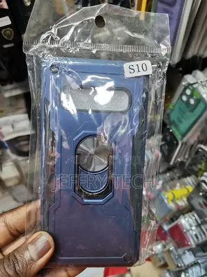 Protection, Kickstand Ring Blue Case for for Galaxy S10