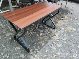 Computer Table With Metallic Frame