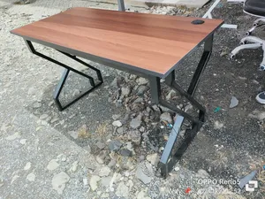 Black Frame Stand Office Table