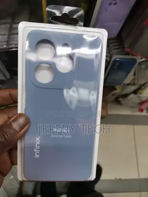 Infinix Hot 40i Silicone Shockproof Cover-Sky Blue