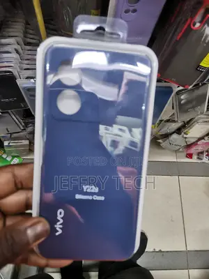 Vivo Y22s Liquid Silicone Protective Phone Case -Blue