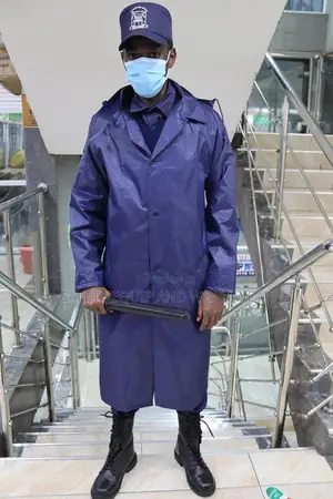 Security Guard Uniform With A Rain Coat