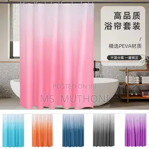 180*180cm Shower Curtains With Hooks
