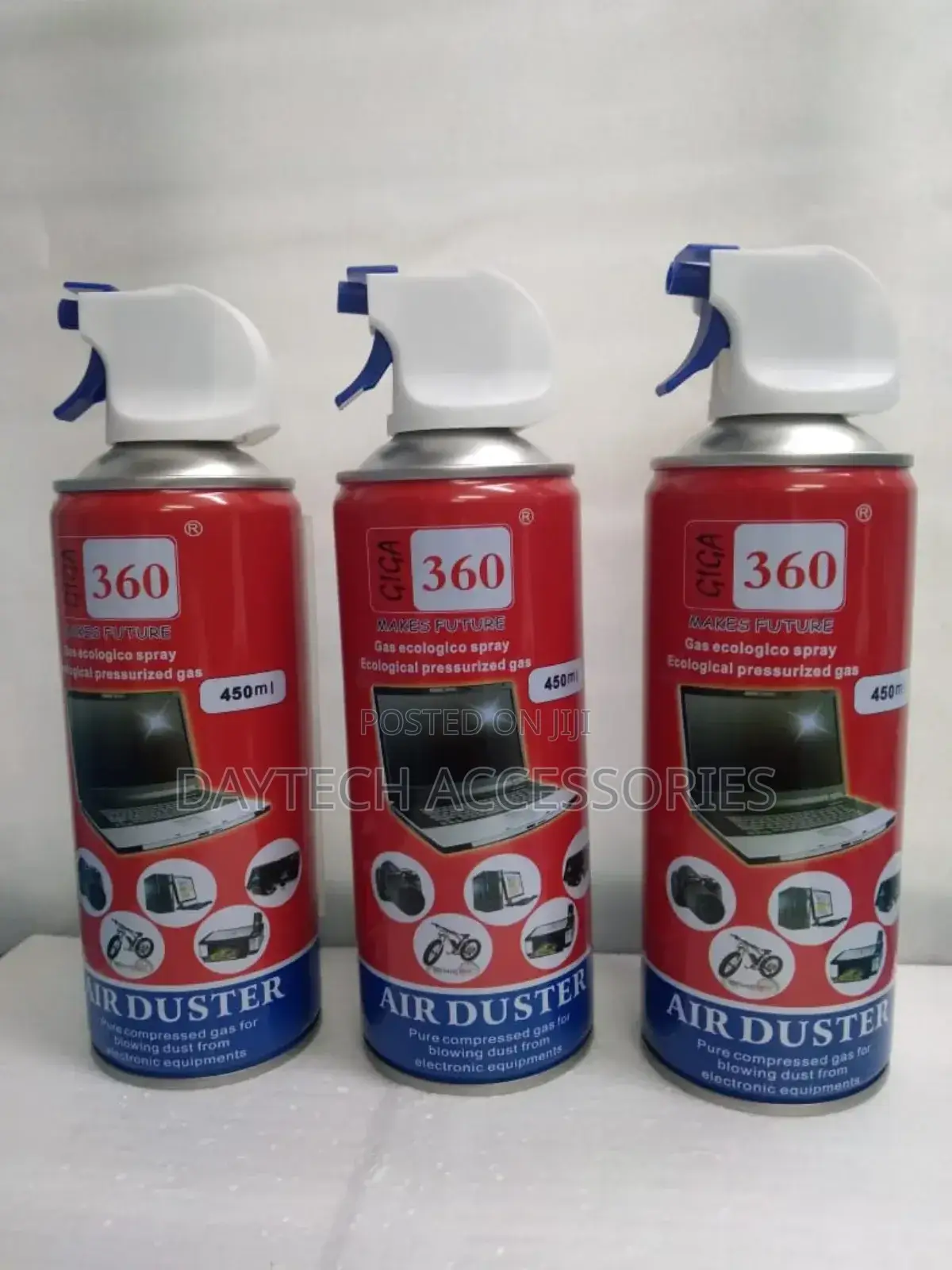 Giga 360 - 450ml Duster Cleaning Compressed Air Dust Remover