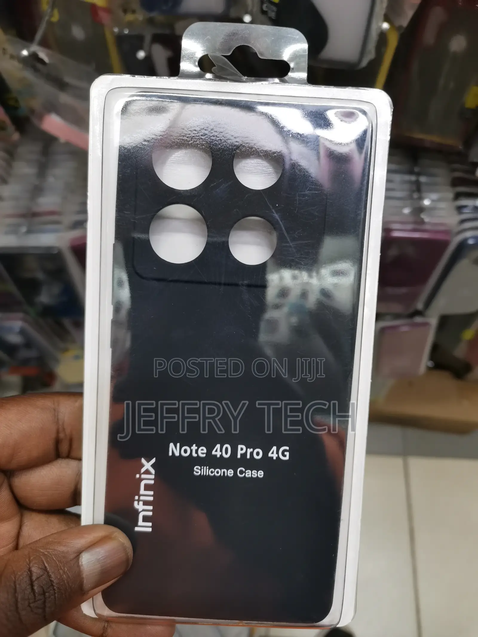 Infinix Note 40 Pro 4G Soft TPU Silicone Case-Black