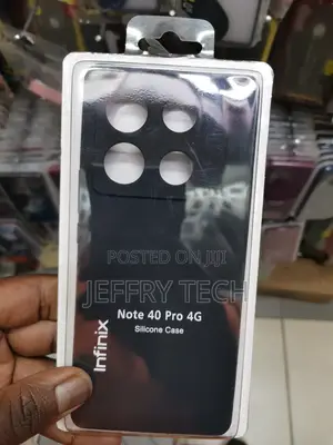 Infinix Note 40 Pro 4G Soft TPU Silicone Case-Black