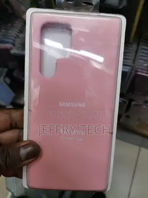 Samsung Galaxy S22 Ultra Silicone Gel Rubber Case-Pink