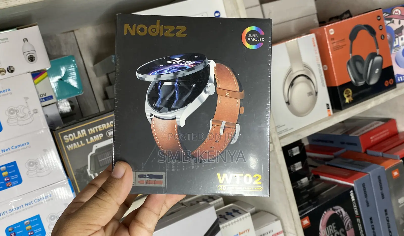 Nodizz Smart Watch With Inbuilt Wireless Headset